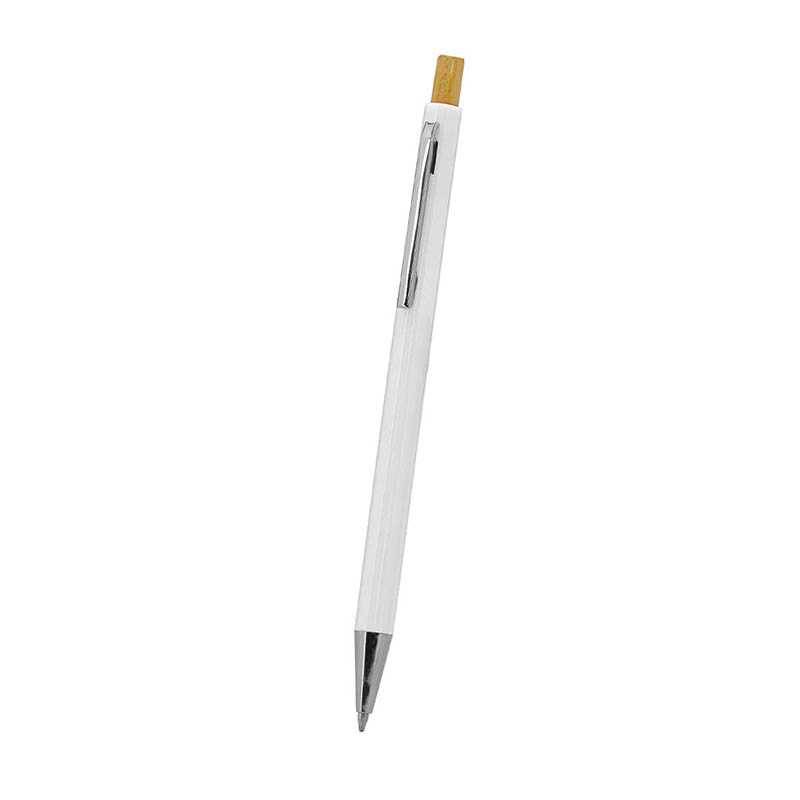 Plastové guličkové pero > biela