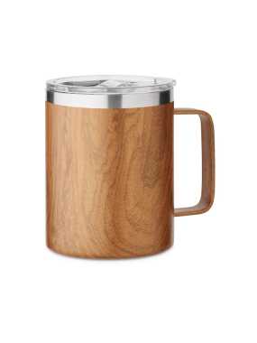 Dvojstenný hrnček 300ml > hnedá