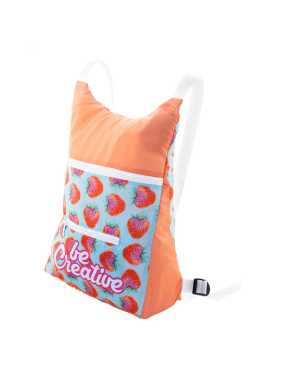 | Skladací RPET batoh na zákazku > biela