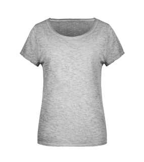Dámske tričko(JN Ladies Slub-T) > šedá (light) > XL