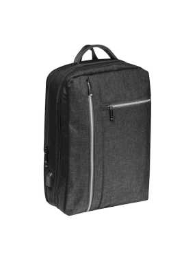 Nepremokavý nylonový batoh > čierna