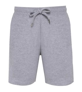 Pánske krátke nohavice (MEN'S ECO-FRIENDLY FRENCH TERRY BERMUDA SHORTS)>šedá (oxford)>M