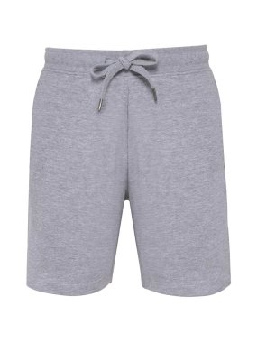 Pánske krátke nohavice (MEN'S ECO-FRIENDLY FRENCH TERRY BERMUDA SHORTS)>šedá (oxford)>XL