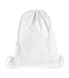 Vak so šnúrkami (WM Premium Cotton Gymsac) > biela
