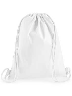 Vak so šnúrkami (WM Premium Cotton Gymsac) > biela