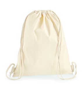 Vak so šnúrkami (WM Premium Cotton Gymsac) > béžová (natural)