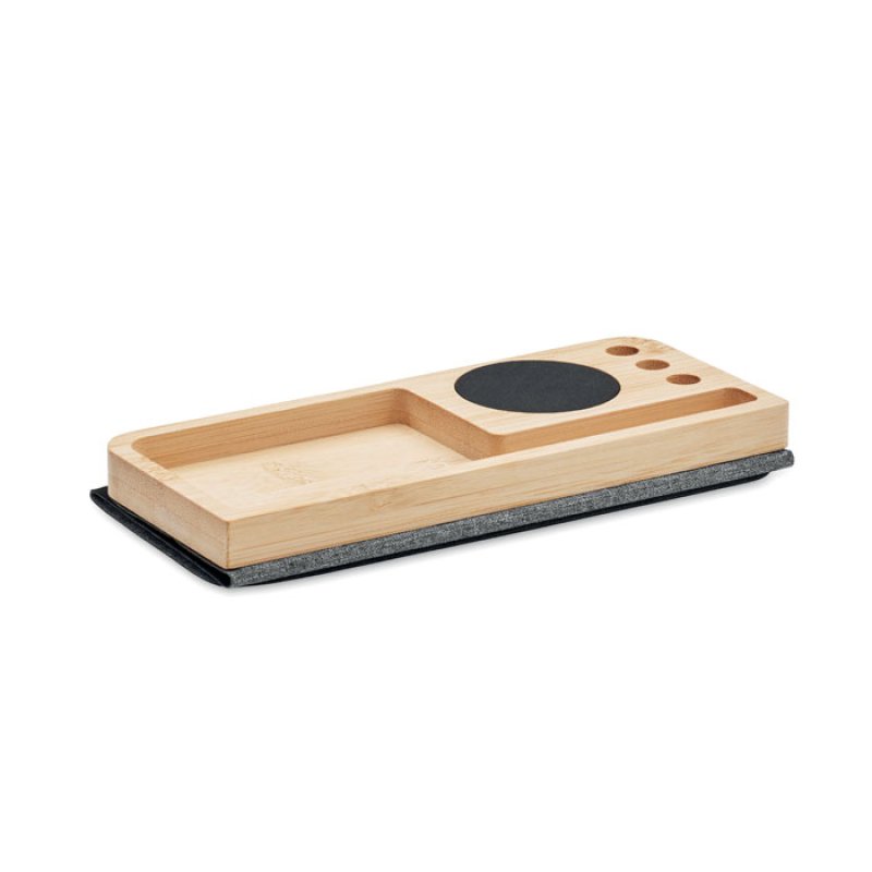 Bezdrôtová nabíjačka 15W > hnedá (wood)