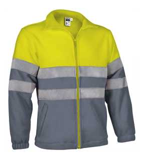 Pánska mikina (AIRPORT) > žltá (fluo) / šedá (cement) > L