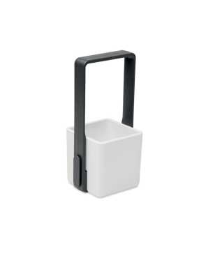 Vnútorný kvetináč s LED svetlom > biela