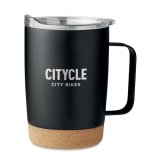 Dvojstenný hrnček 300 ml > čierna