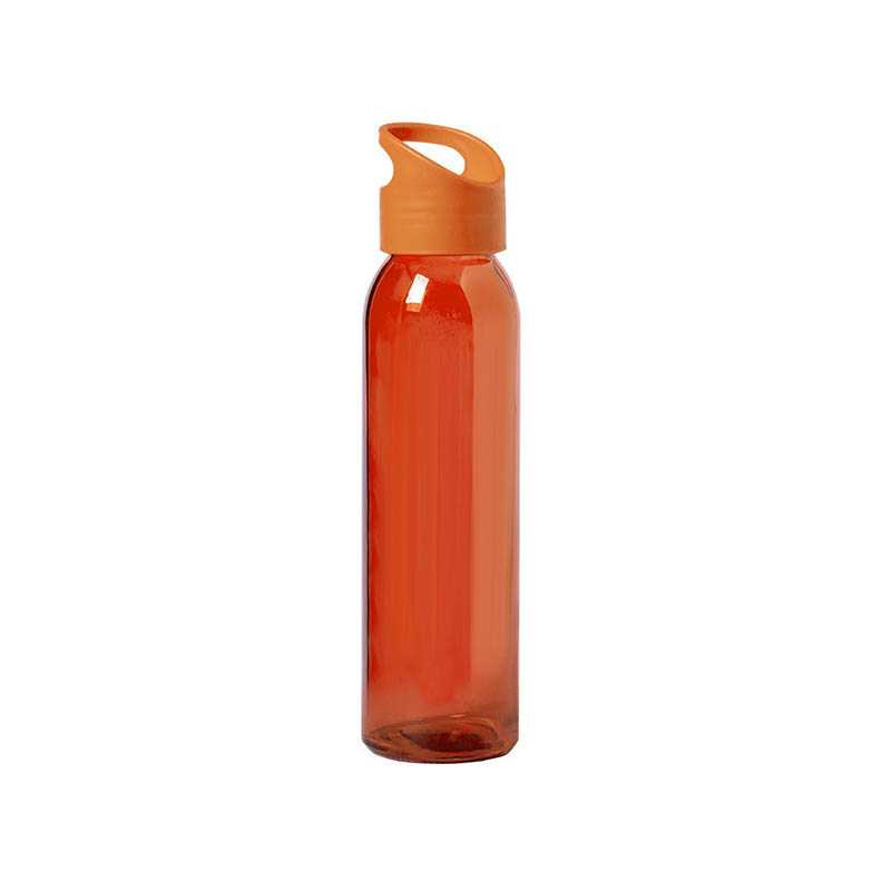 Sklenená športová fľaša > oranžová