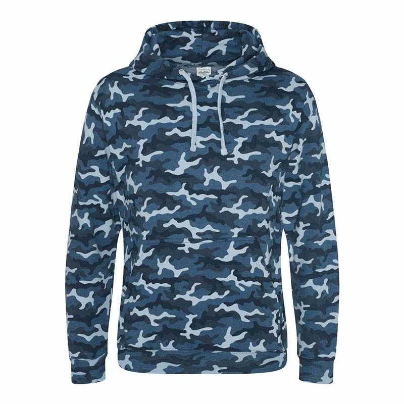 Pánska mikina (ALL WE DO IS CAMO HOODIE) > modrá (camo) > S