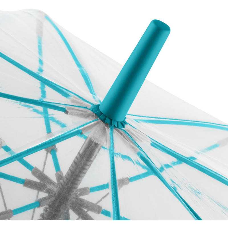 Dáždnik (FARE AC regular umbrella Pure) > transparentná (petrol)