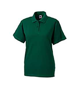 Dámska polokošeľa(Classic Cotton RUSSELL) > zelená (bottle) > L