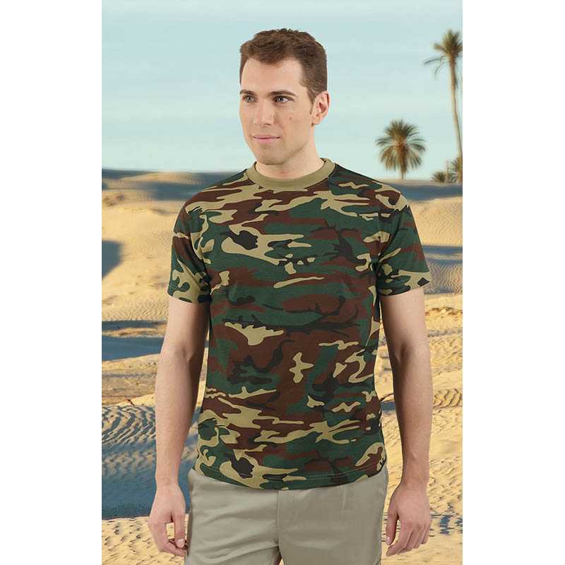 Pánske tričko (JUNGLE) > maskáčová > S