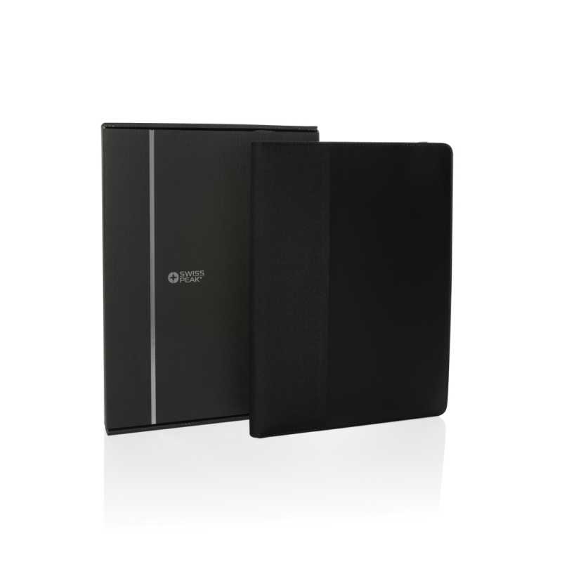 Portfólio A4 Swiss Peak Script z RPET AWARE™ > čierna