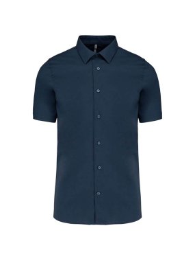 Pánska košeľa (KARIBAN MENS SHORT SLEEVE SHIRT) > modrá (navy) > S