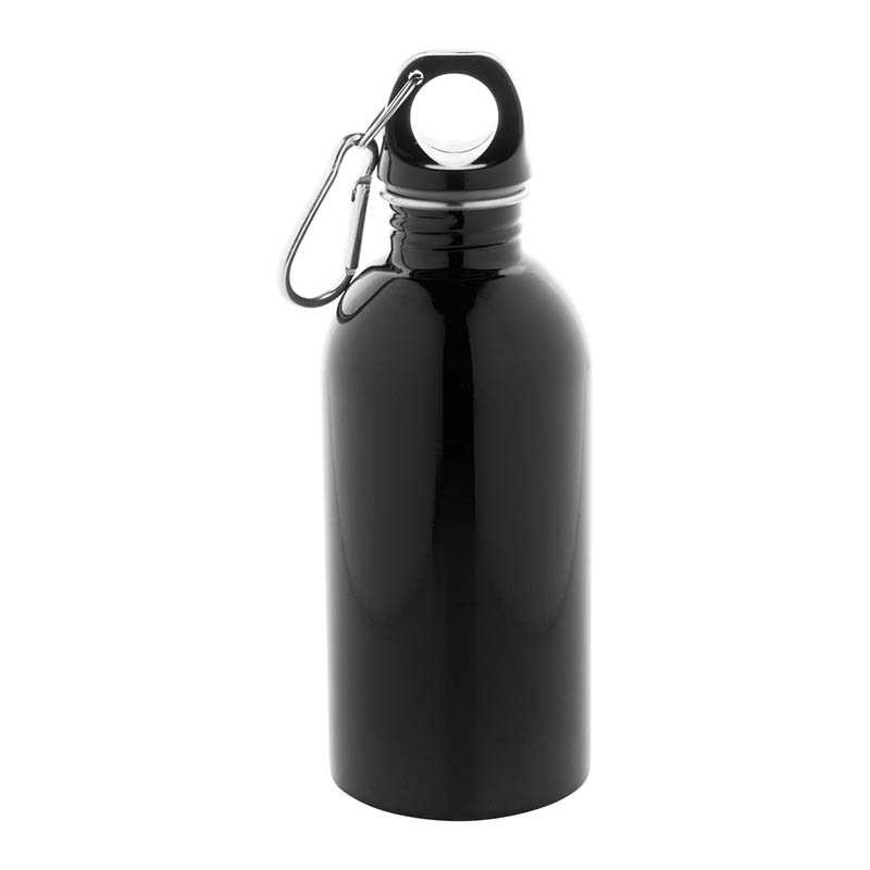 Fľaša z recyklovanej nerezovej ocele > čierna
