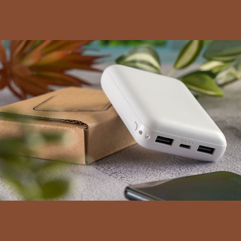 Power Bank 10.000 mAh > biela