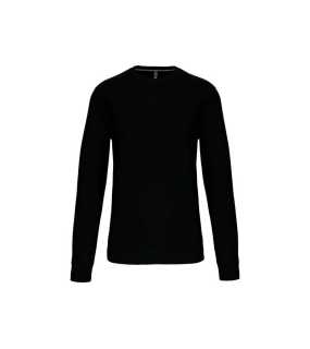 Pánska mikina (KARIBAN KARIBAN CREW NECK SWEATSHIRT) > čierna > L