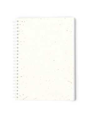 Blok z papiera zo semien čistý > biela