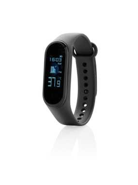 Fitness náramok s teplomerom Stay Healthy > čierna