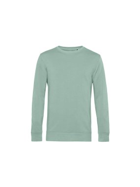 Pánska mikina (B&C Organic Crew Neck)>zelená (sage)>S