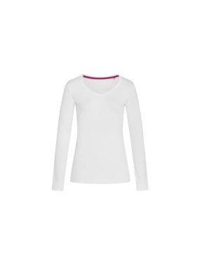 Dámske tričko (Claire Long Sleeve STEDMAN) > biela > S