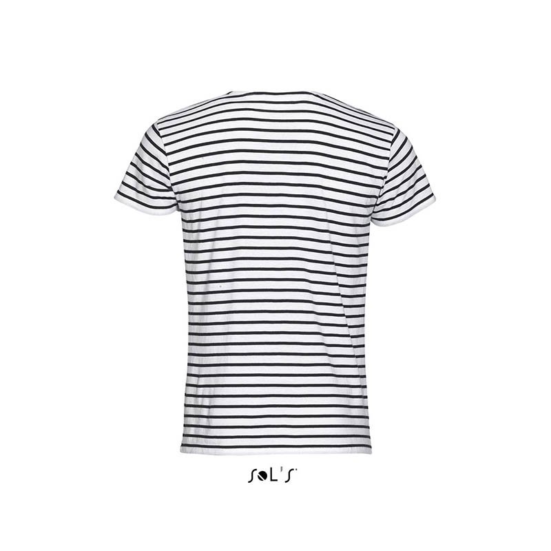 Pánske tričko (SOL’S MILES MEN) > biela / modrá (navy) > 3XL