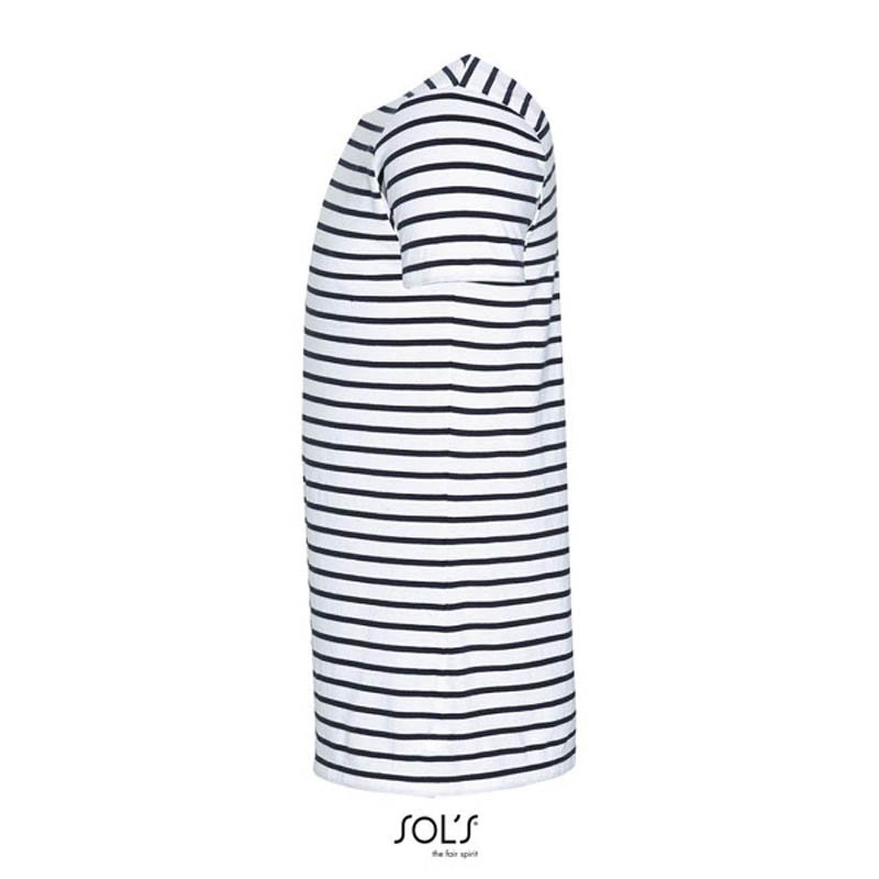 Pánske tričko (SOL’S MILES MEN) > biela / modrá (navy) > 3XL