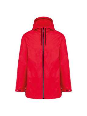 Unisex bunda (UNISEX HOODED JACKET WITH MICRO-POLARFLEECE LINING) > červená > L