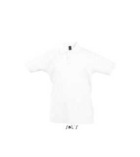 Detská polokošeľa (SOLS SUMMER II KIDS POLO SHIRT) > biela > 8a
