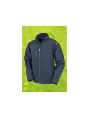 Pánska bunda (RESULT Recycled 3-Layer Printable Softshell Jacket) > modrá (navy) > XL