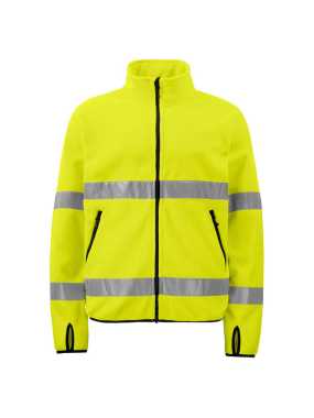 Pánska bunda (PROJOB FLEECEJACKET HV CLASS 3) > žltá / čierna > S
