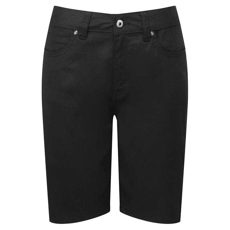 Dámske krátke nohavice (Premier WOMEN'S PERFORMANCE CHINO SHORTS) > čierna > 20