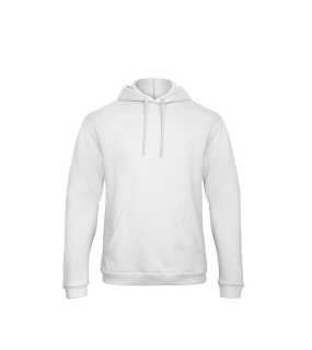 Unisex mikina (B&C Hooded Sweatshirt 50/50) > biela > M