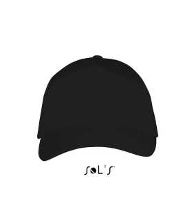 5 panelová šiltovka (SOLS LONG BEACH 5 PANEL CAP) > čierna