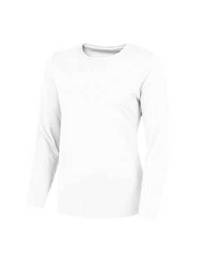 Dámske tričko (Just Cool WOMEN'S LONG SLEEVE COOL T) > biela (arctic) > M