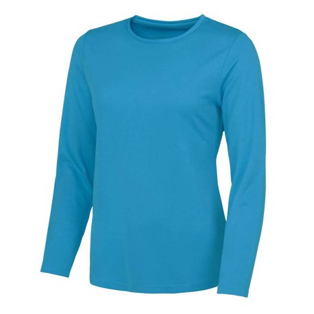 Dámske tričko (Just Cool WOMEN'S LONG SLEEVE COOL T) > modrá (sapphire) > S
