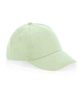 5 panelová detská šiltovka(Beechfield Junior Organic Cotton 5 Panel Cap)>zelená(pistachio)