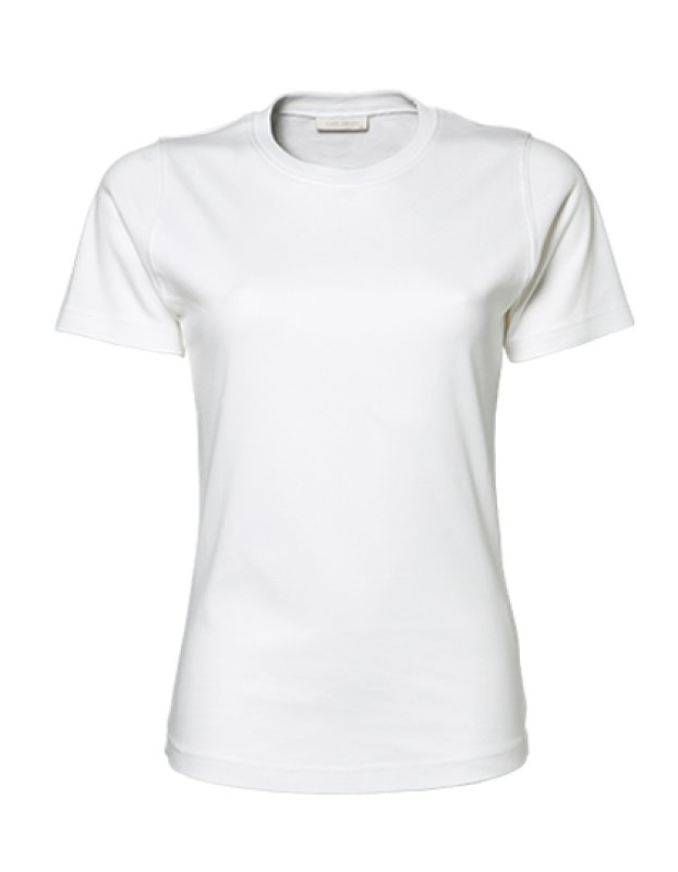 Dámske tričko (Tee Jays Womens Interlock Tee) > biela > 2XL