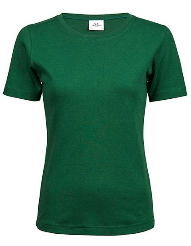 Dámske tričko (Tee Jays Womens Interlock Tee) > zelená (forest) > 2XL