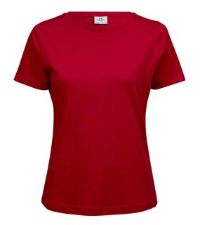 Dámske tričko (Tee Jays Womens Interlock Tee) > červená > S