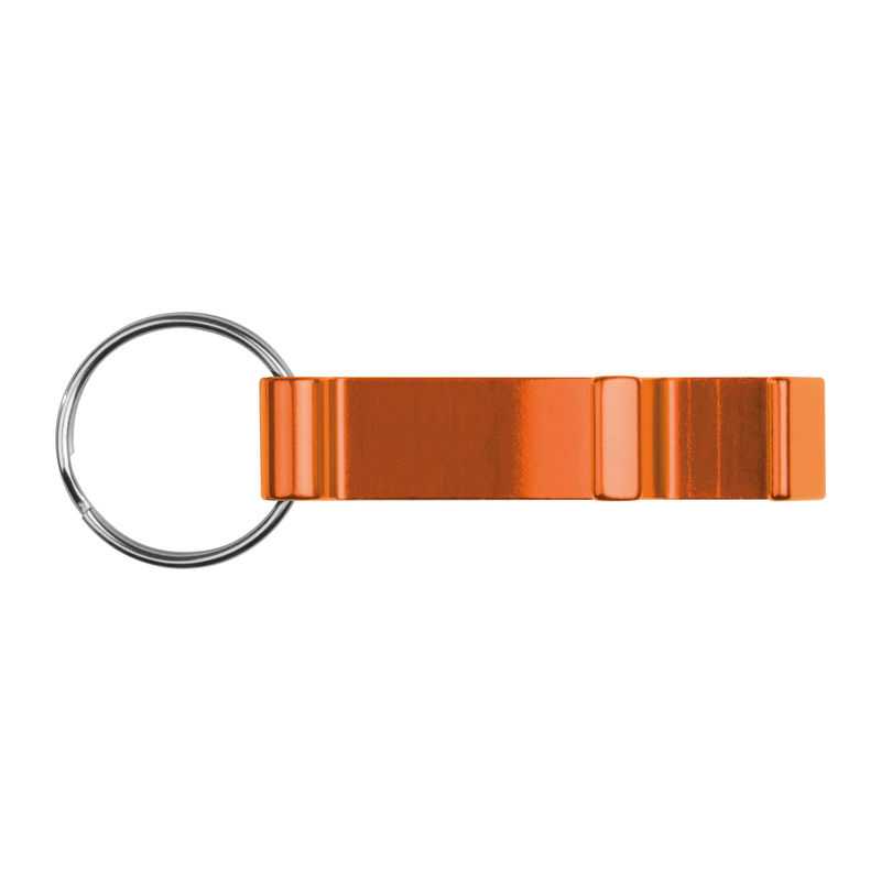 Otvárač fliaš a držiak na mobil s kľúčenkou > oranžová