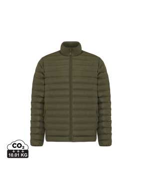 IQONIQ Maiko pánska prešívaná bunda z rec. polyesteru > khaki > 2XL