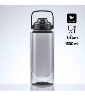 Fľaša na vodu 1500 ml > čierna