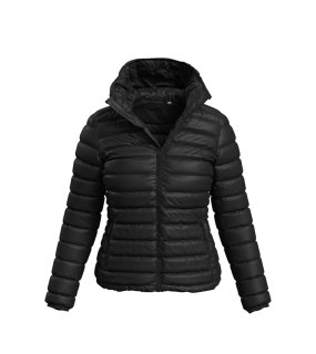 Dámska bunda (Stedman Lux Padded Jacket) > čierna (opal) > M
