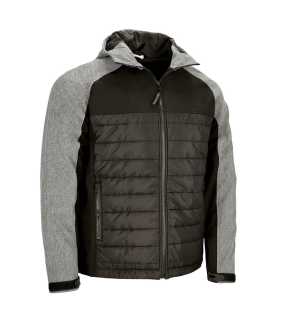 Pánska bunda (BERING) > čierna / šedá (anthracite) > L