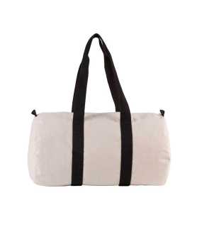 Taška (KIMOOD COTTON CANVAS HOLD-ALL BAG) > prírodná / čierna