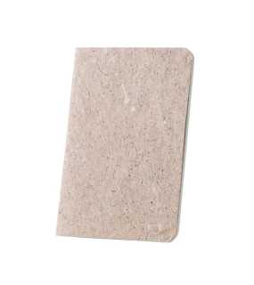 Zápisník A6 s odpadu z čajových lístkov > prírodná